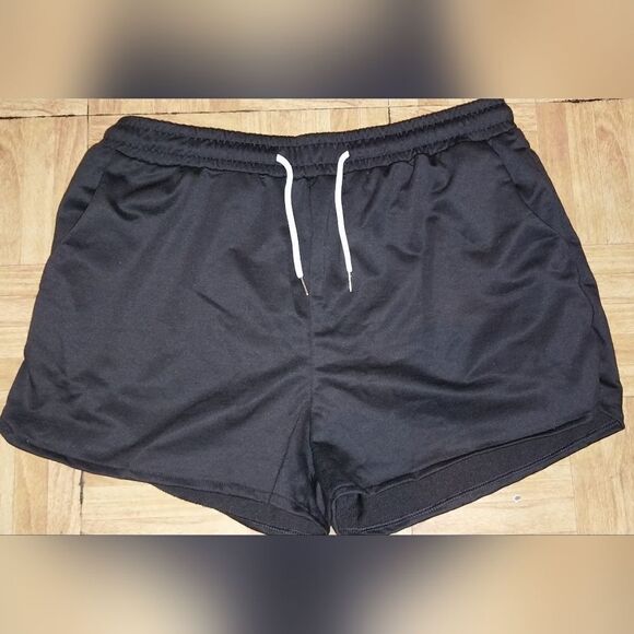 Super cute solid drawstring shorts sz XL - Picture 2 of 5